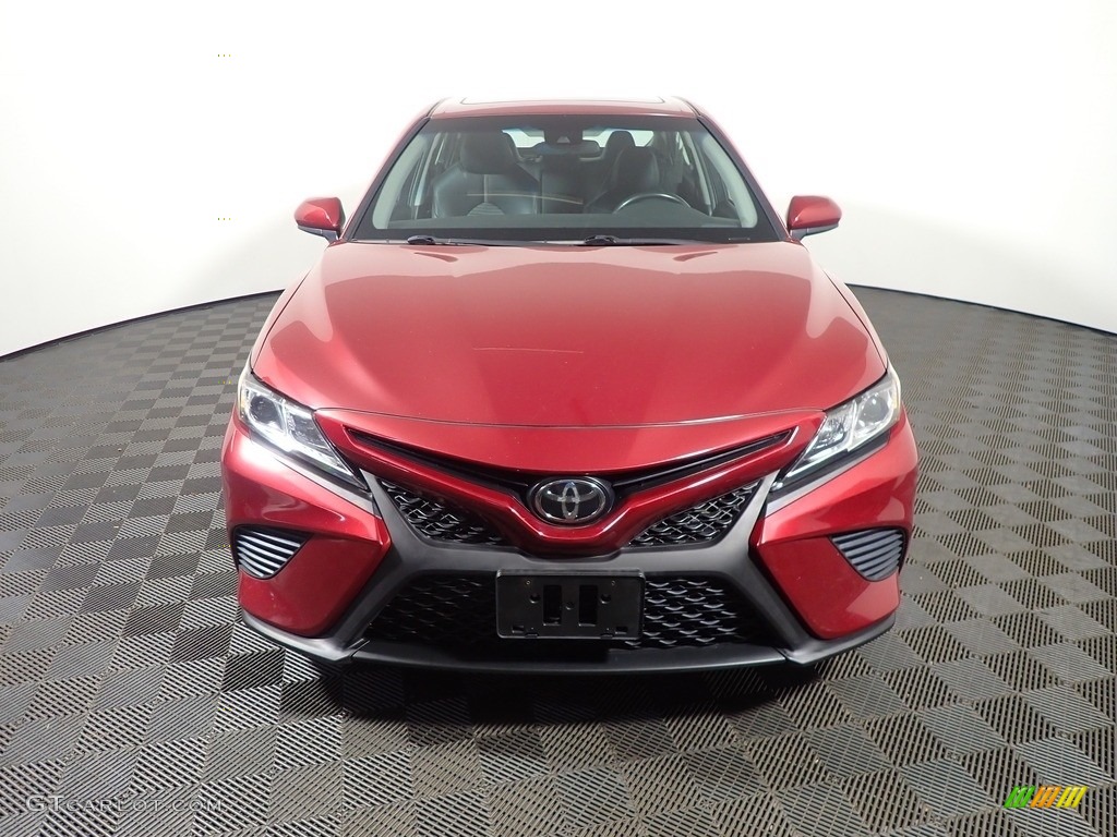 2018 Camry SE - Ruby Flare Pearl / Black photo #5