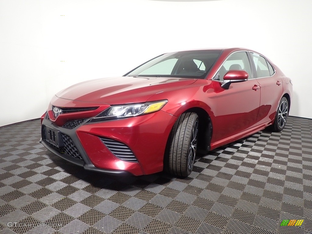 2018 Camry SE - Ruby Flare Pearl / Black photo #8