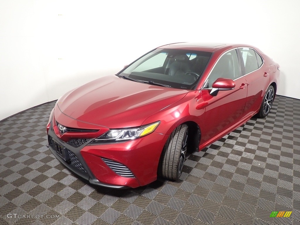 2018 Camry SE - Ruby Flare Pearl / Black photo #9