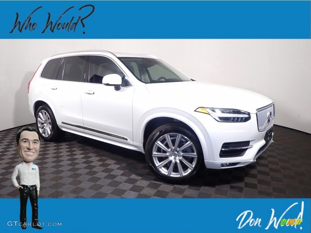 2019 XC90 T6 AWD Inscription - Ice White / Blonde photo #1