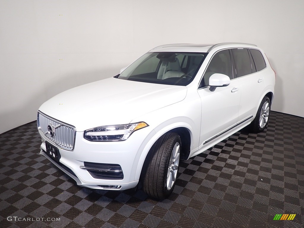2019 XC90 T6 AWD Inscription - Ice White / Blonde photo #9