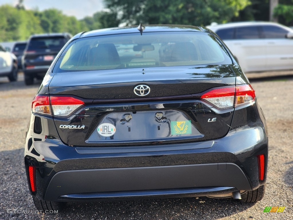 2022 Corolla LE - Black Sand Pearl / Black photo #4