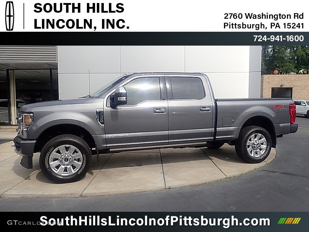 2022 F350 Super Duty Platinum Crew Cab 4x4 - Carbonized Gray / Black Onyx photo #1