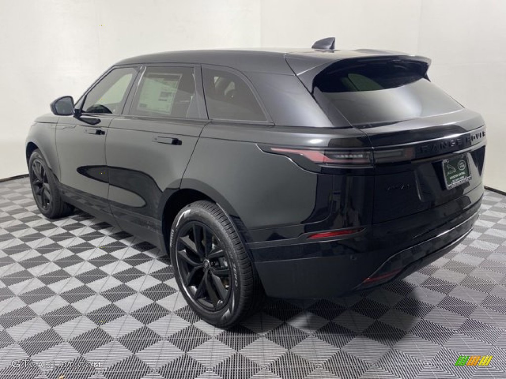 2024 Range Rover Velar S - Santorini Black Metallic / Cloud/Ebony photo #2