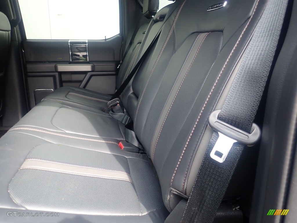 Black Onyx Interior 2022 Ford F350 Super Duty Platinum Crew Cab 4x4 Photo #146303319