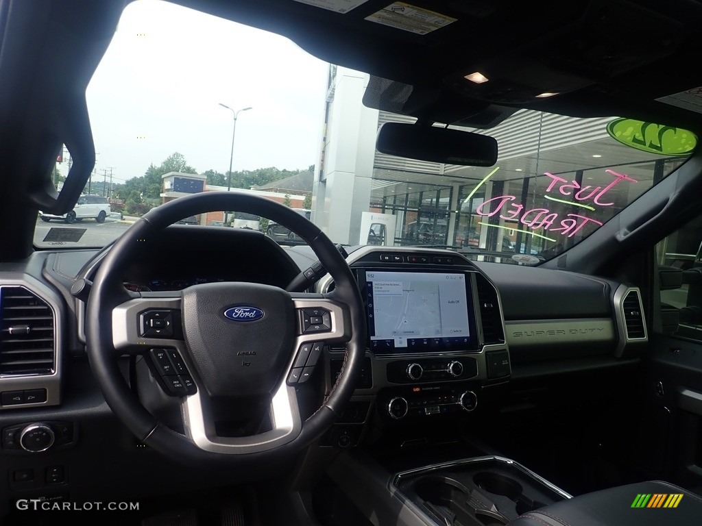 2022 F350 Super Duty Platinum Crew Cab 4x4 - Carbonized Gray / Black Onyx photo #18