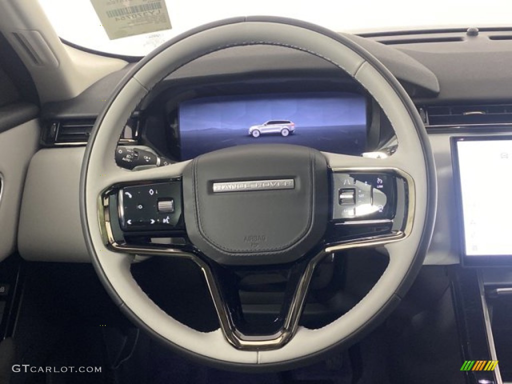 2024 Land Rover Range Rover Velar S Cloud/Ebony Steering Wheel Photo #146303406