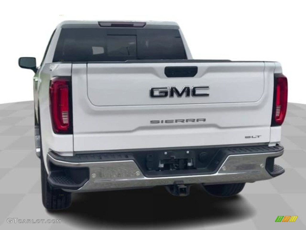 2020 Sierra 1500 SLT Crew Cab 4WD - Summit White / Dark Walnut/Slate photo #7