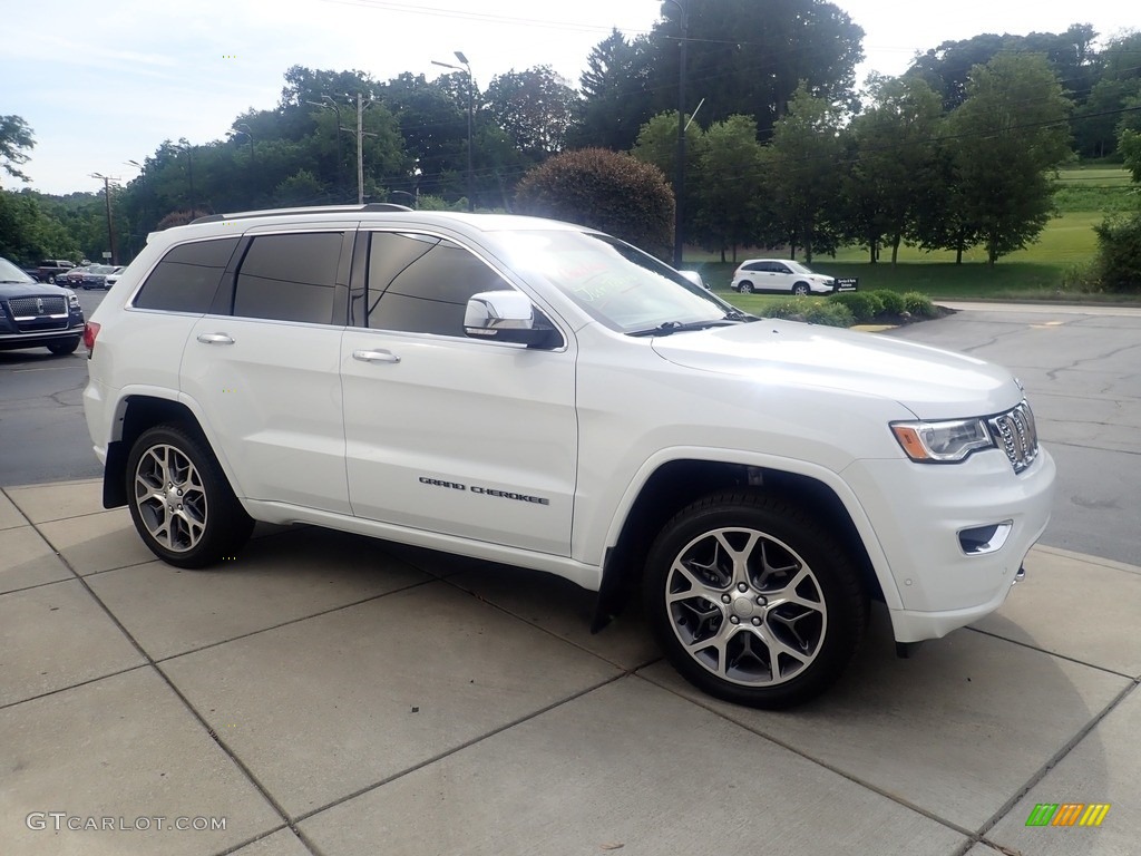Bright White 2020 Jeep Grand Cherokee Overland 4x4 Exterior Photo #146303496