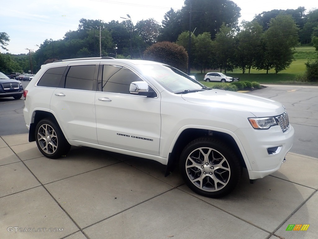 2020 Grand Cherokee Overland 4x4 - Bright White / Black photo #5