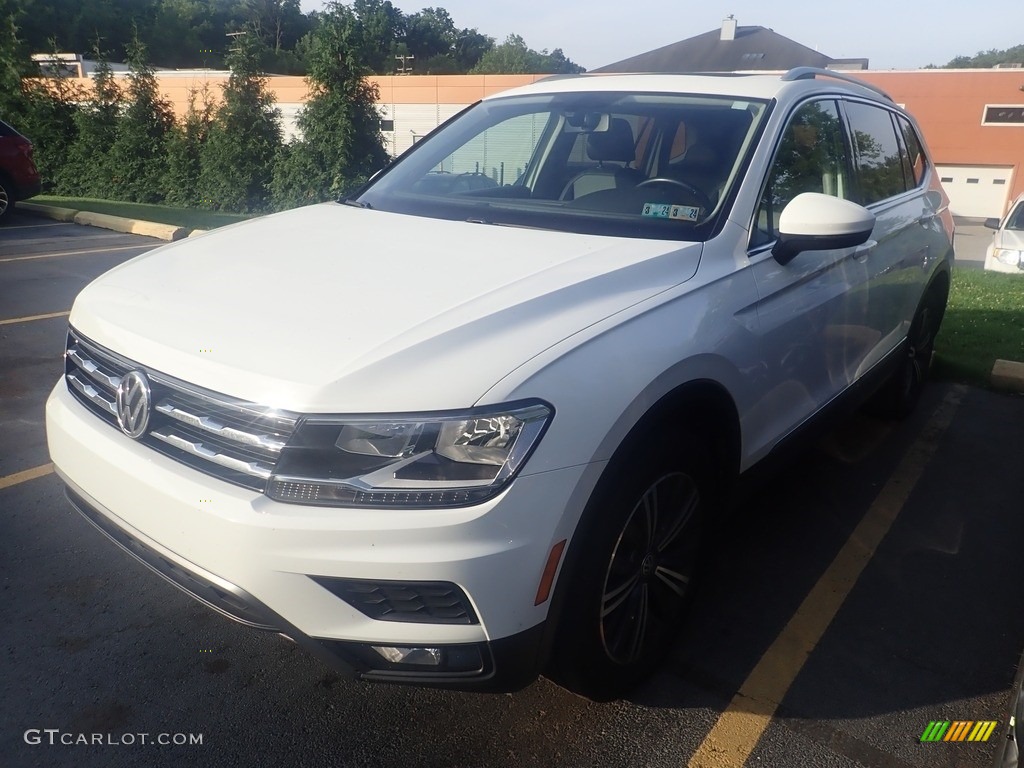 2018 Tiguan SEL 4MOTION - Pure White / Titan Black photo #1