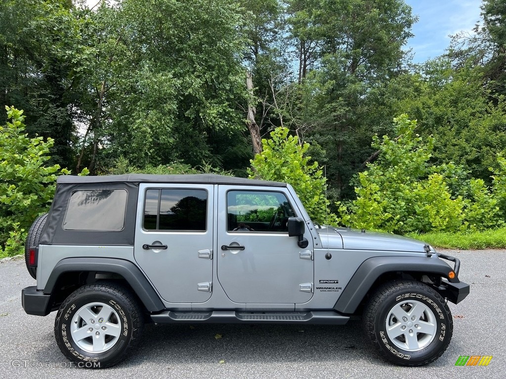 2017 Wrangler Unlimited Sport 4x4 - Billet Silver Metallic / Black photo #5