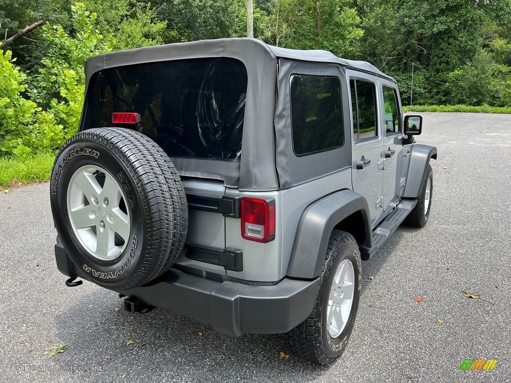 2017 Wrangler Unlimited Sport 4x4 - Billet Silver Metallic / Black photo #6