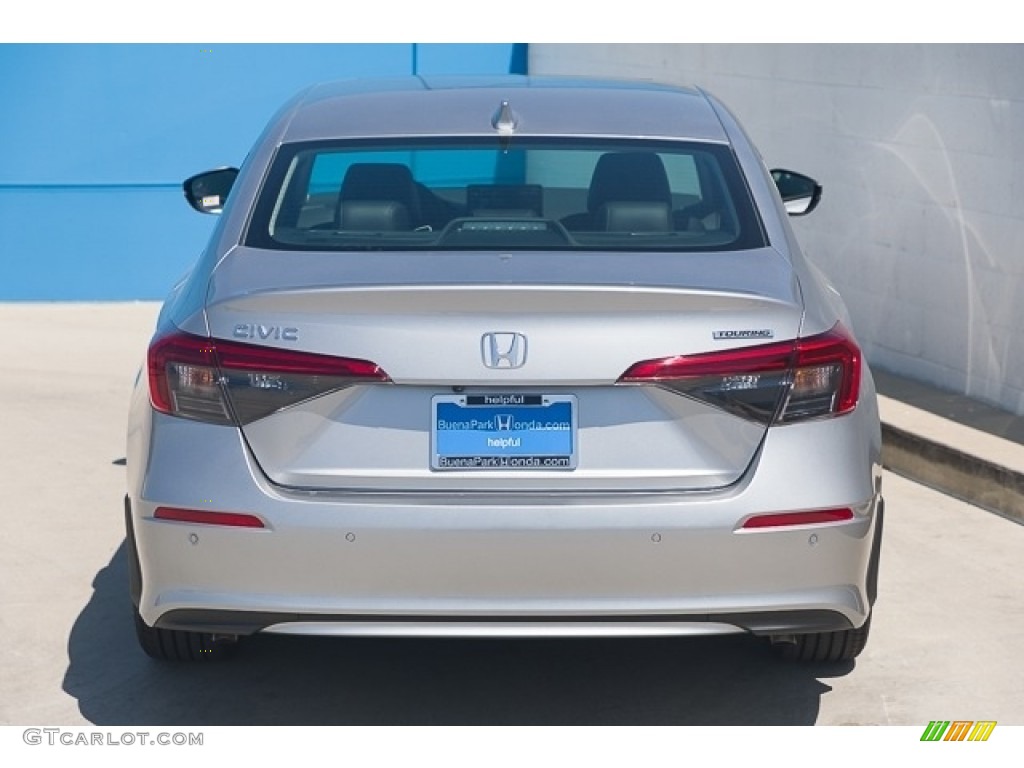 2023 Civic Touring Sedan - Lunar Silver Metallic / Black photo #5