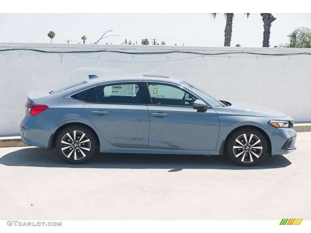 2023 Civic EX Sedan - Sonic Gray Pearl / Black photo #8