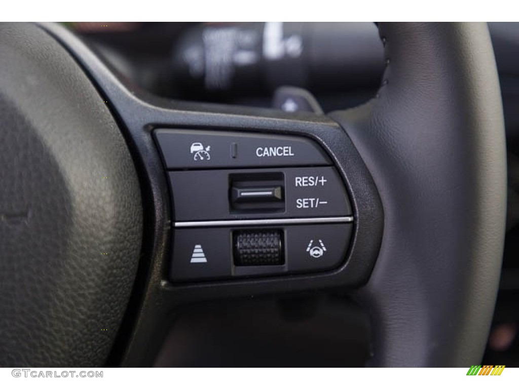 2023 Honda Accord EX-L Hybrid Black Steering Wheel Photo #146305418