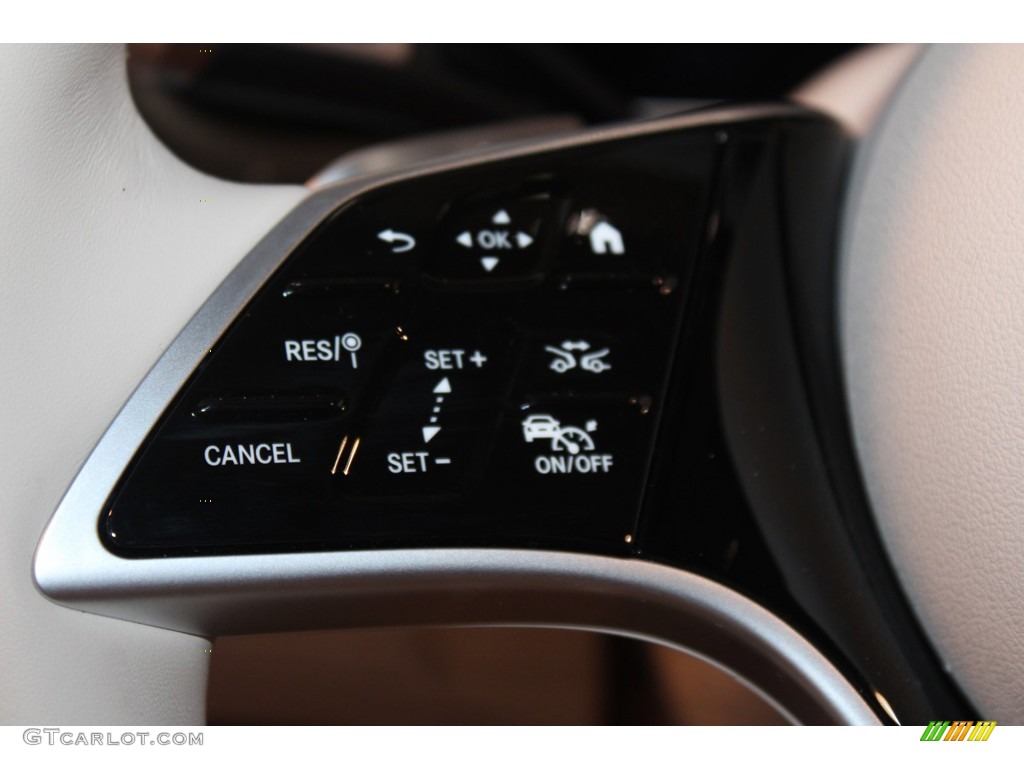 2023 Mercedes-Benz EQS 450+ SUV Macchiato Beige/Space Gray Steering Wheel Photo #146306219