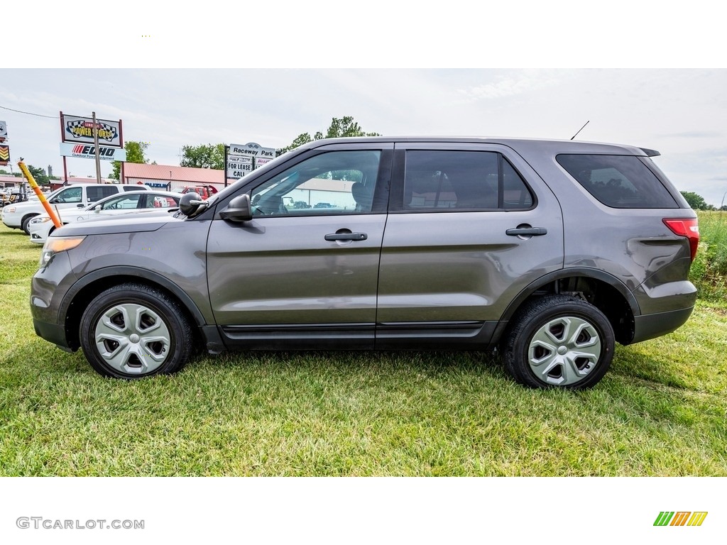 Medium Titanium Metallic 2013 Ford Explorer Police Interceptor AWD Exterior Photo #146306396