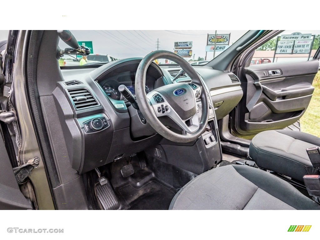 Charcoal Black Interior 2013 Ford Explorer Police Interceptor AWD Photo #146306642