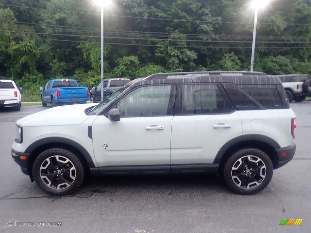 2021 Bronco Sport Outer Banks 4x4 - Cactus Gray / Navy Pier photo #6