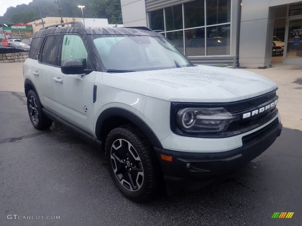 2021 Bronco Sport Outer Banks 4x4 - Cactus Gray / Navy Pier photo #9