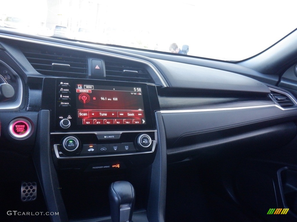 2020 Civic Sport Sedan - Modern Steel Metallic / Black photo #13