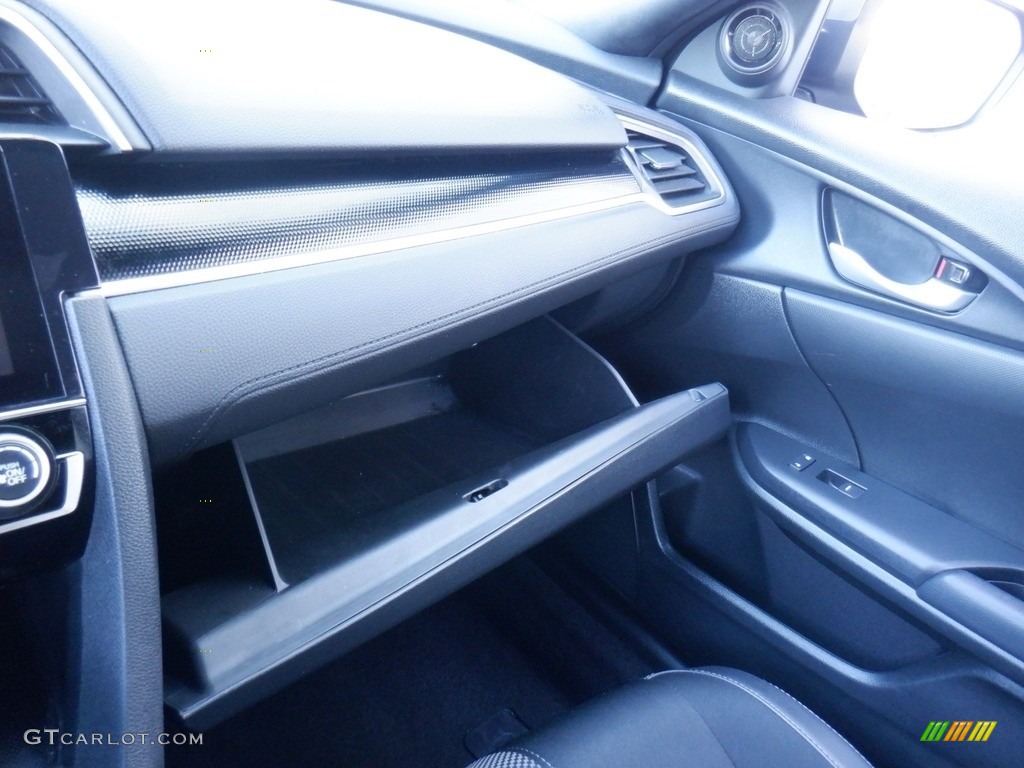 2020 Civic Sport Sedan - Modern Steel Metallic / Black photo #24