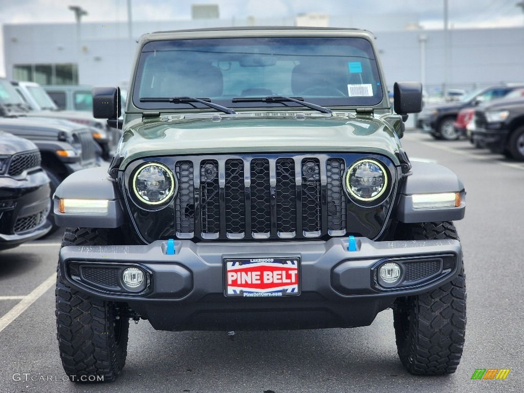 2023 Wrangler Unlimited Willys 4XE Hybrid - Sarge Green / Black photo #2
