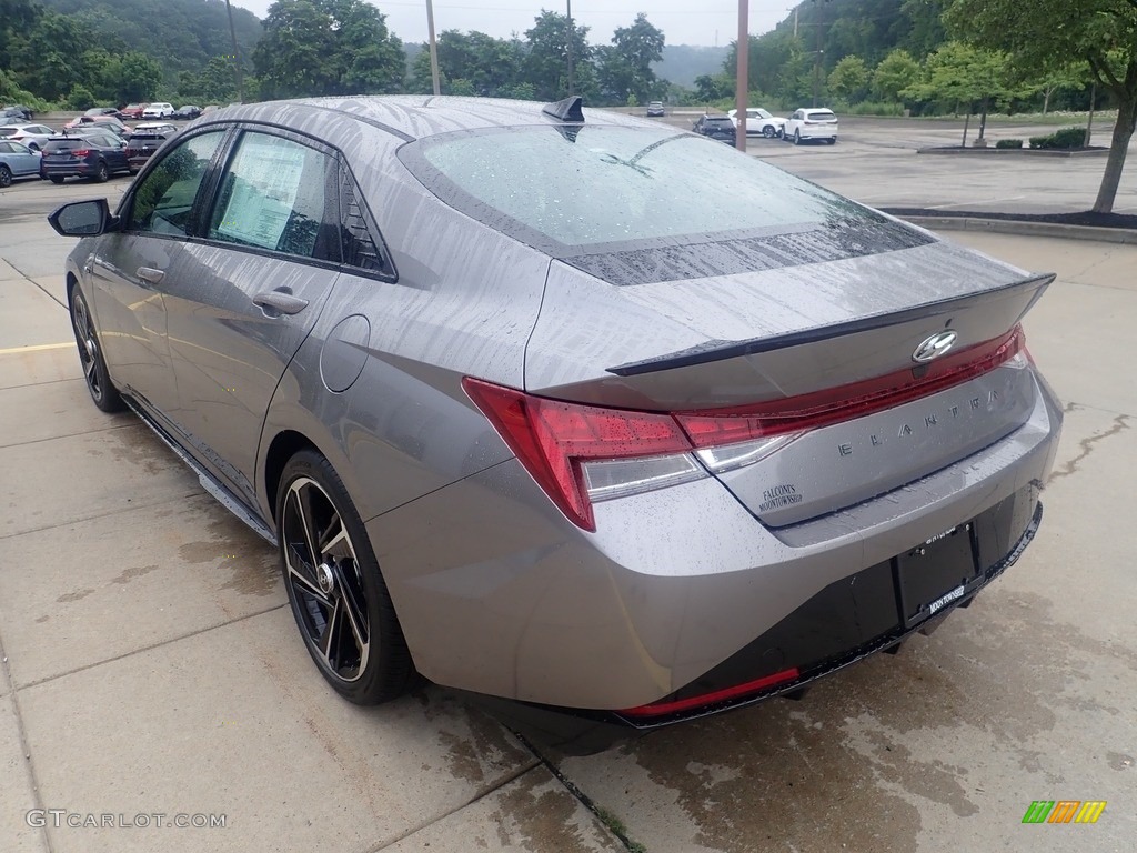 2023 Elantra N-Line - Fluid Metal / Black photo #5