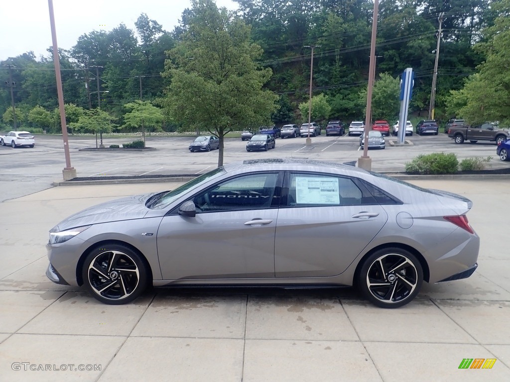 2023 Elantra N-Line - Fluid Metal / Black photo #6