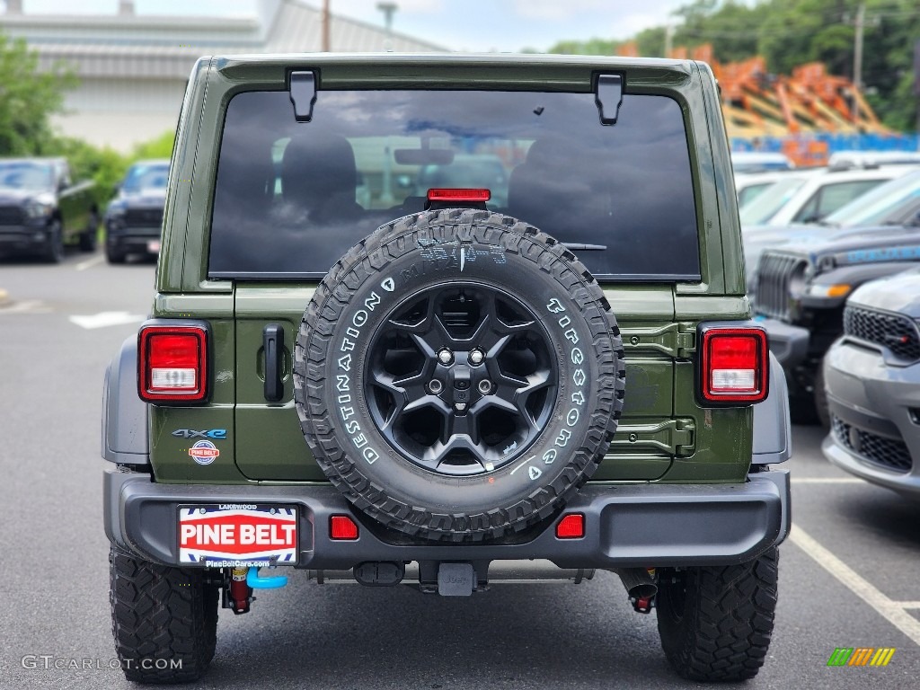 2023 Wrangler Unlimited Willys 4XE Hybrid - Sarge Green / Black photo #5