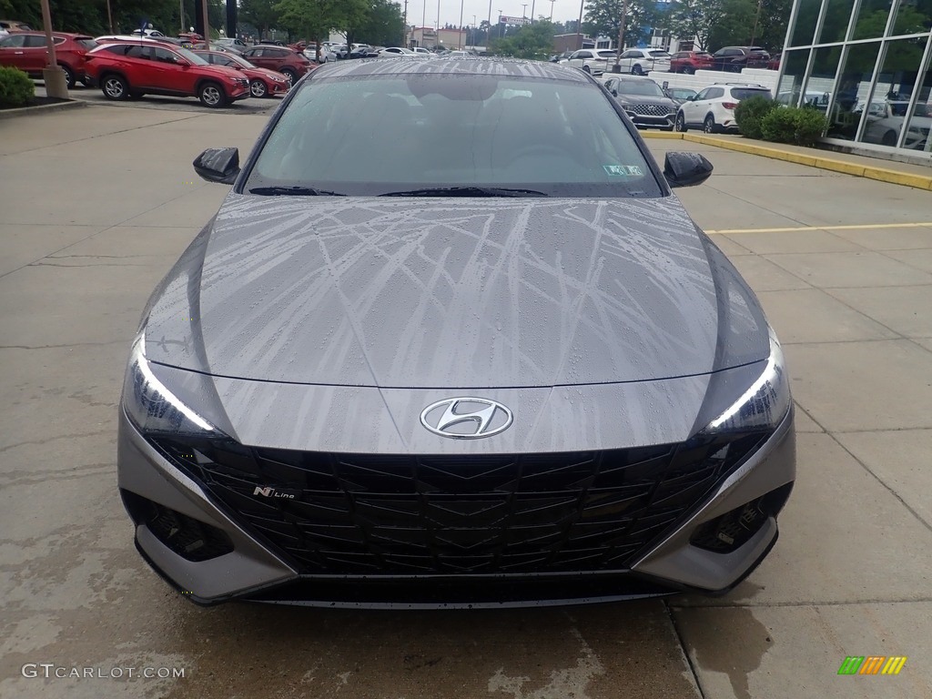 2023 Elantra N-Line - Fluid Metal / Black photo #8