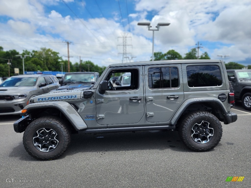 Sting-Gray 2023 Jeep Wrangler Unlimited Rubicon 4XE Hybrid Exterior Photo #146307521