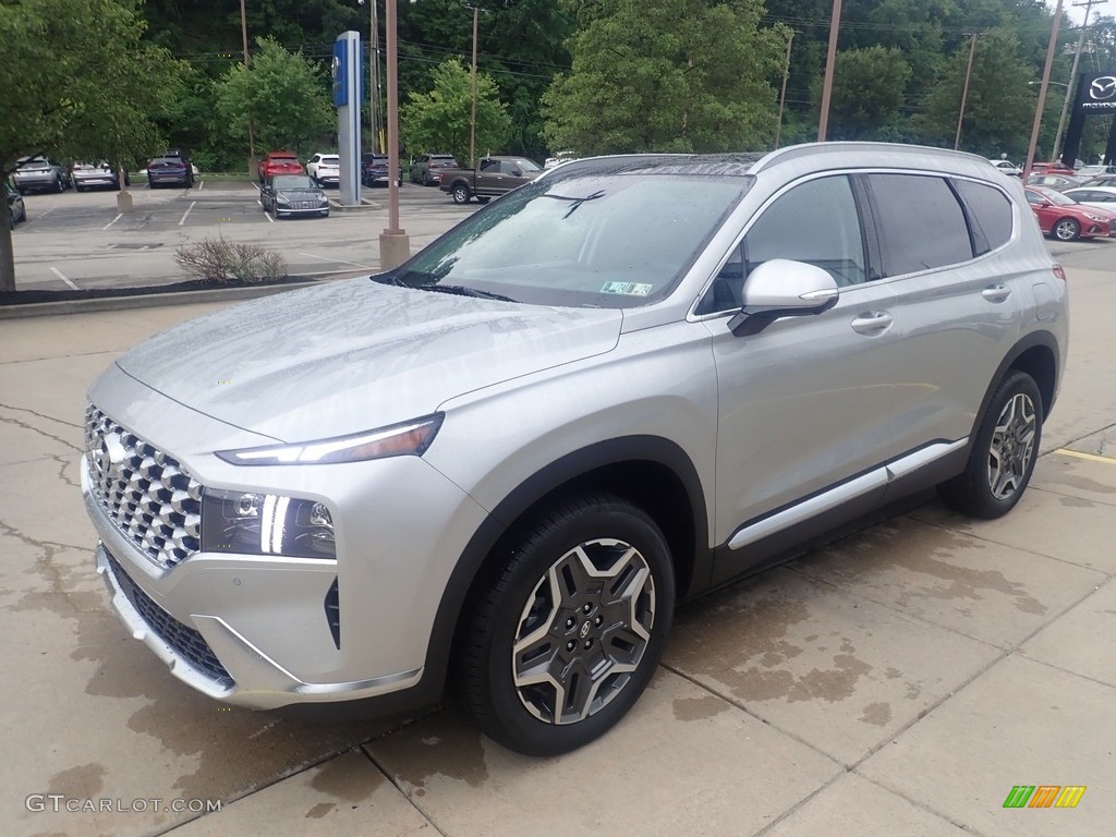 Shimmering Silver 2023 Hyundai Santa Fe Hybrid Limited AWD Plug-In Hybrid Exterior Photo #146307686