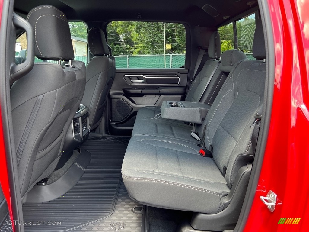 Black Interior 2023 Ram 1500 Big Horn Night Edition Crew Cab 4x4 Photo #146307709