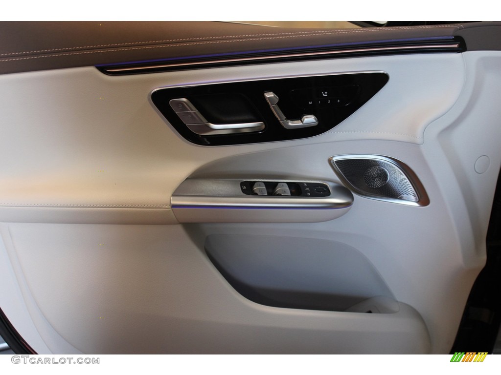 2023 Mercedes-Benz EQE 350+ SUV Neva Gray/Sable Brown Door Panel Photo #146307779