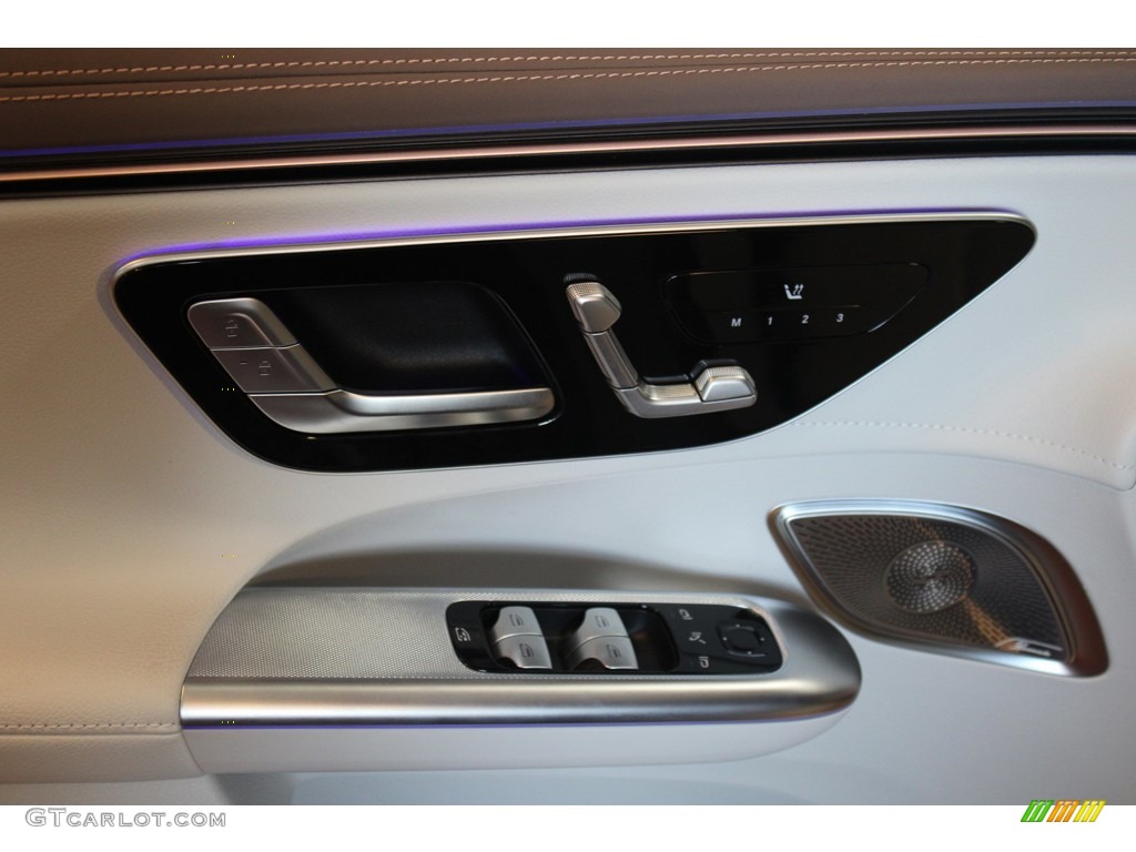 2023 Mercedes-Benz EQE 350+ SUV Neva Gray/Sable Brown Door Panel Photo #146307797