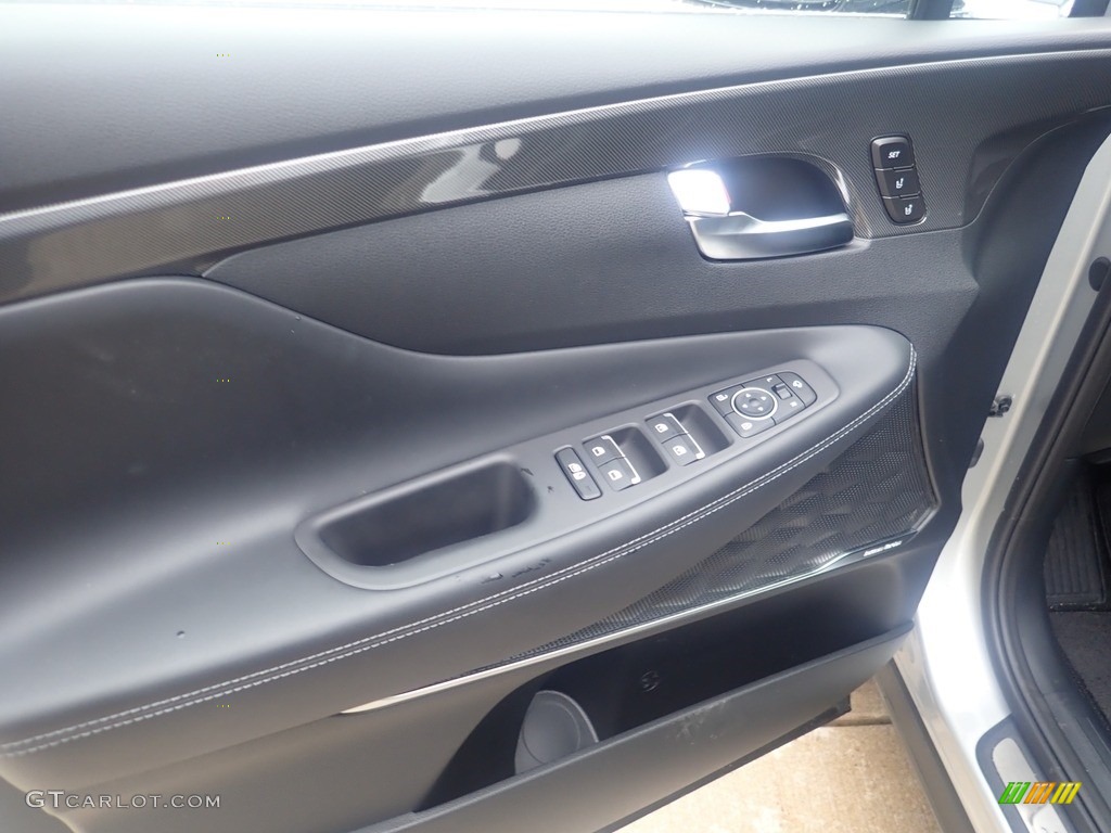 2023 Hyundai Santa Fe Hybrid Limited AWD Plug-In Hybrid Black Door Panel Photo #146307806