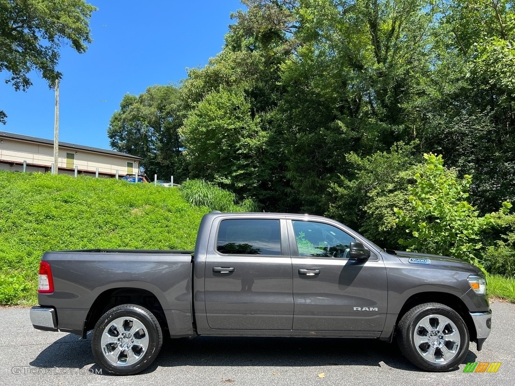 Granite Crystal Metallic 2023 Ram 1500 Big Horn Crew Cab 4x4 Exterior Photo #146308196