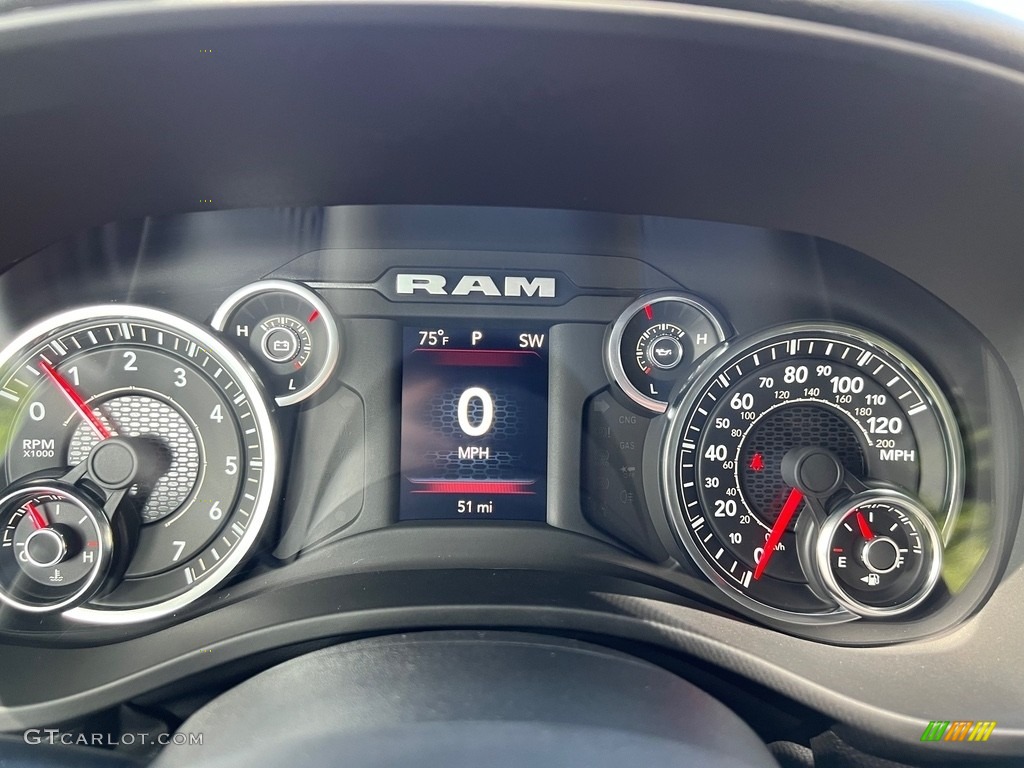 2023 Ram 1500 Big Horn Crew Cab 4x4 Gauges Photo #146308514