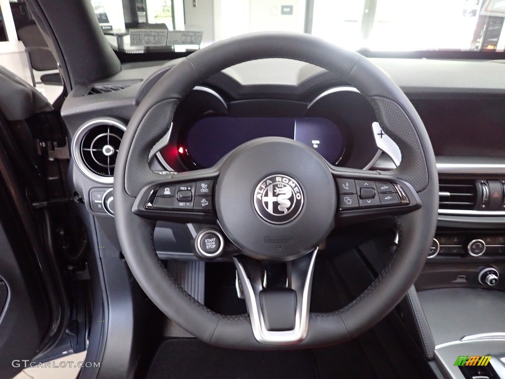 2024 Alfa Romeo Stelvio Veloce AWD Red/Black Steering Wheel Photo #146308812