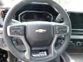 Jet Black Steering Wheel Photo for 2024 Chevrolet Silverado 2500HD #146309732
