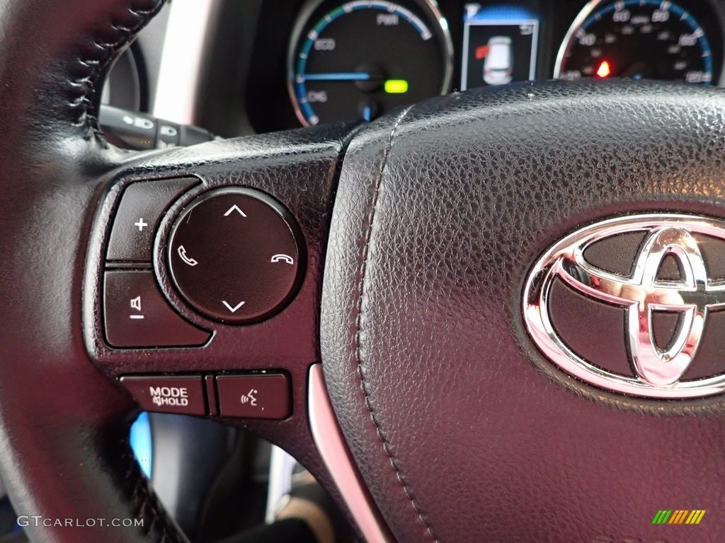2016 RAV4 Limited Hybrid AWD - Electric Storm Blue / Black photo #19