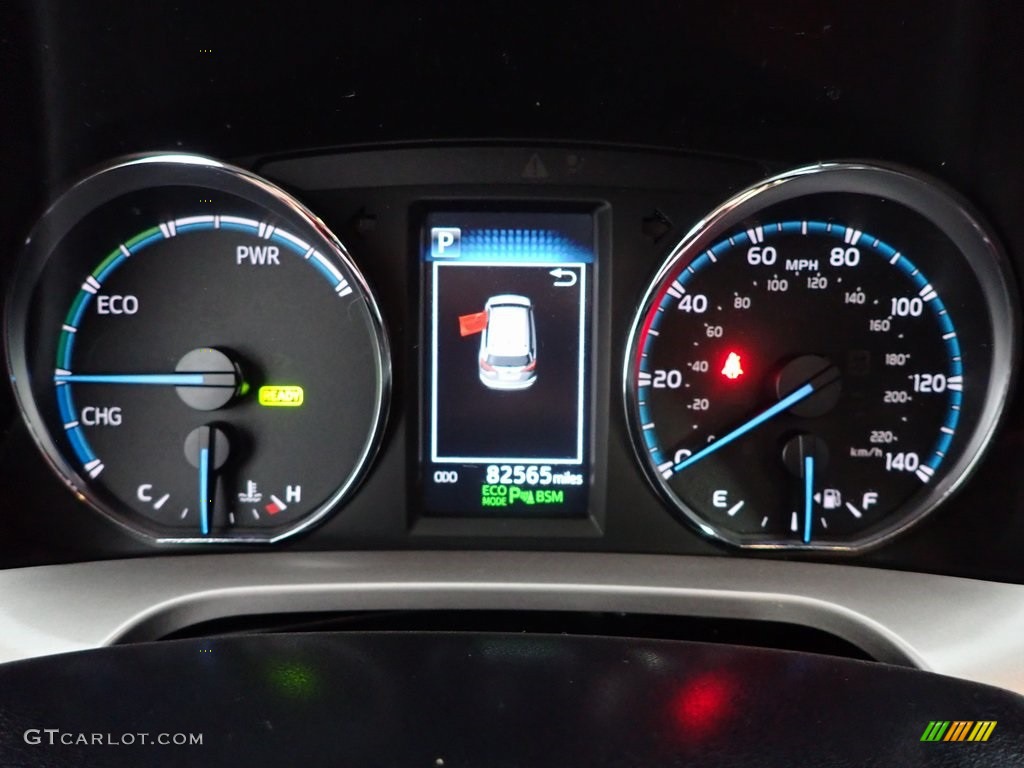 2016 RAV4 Limited Hybrid AWD - Electric Storm Blue / Black photo #21