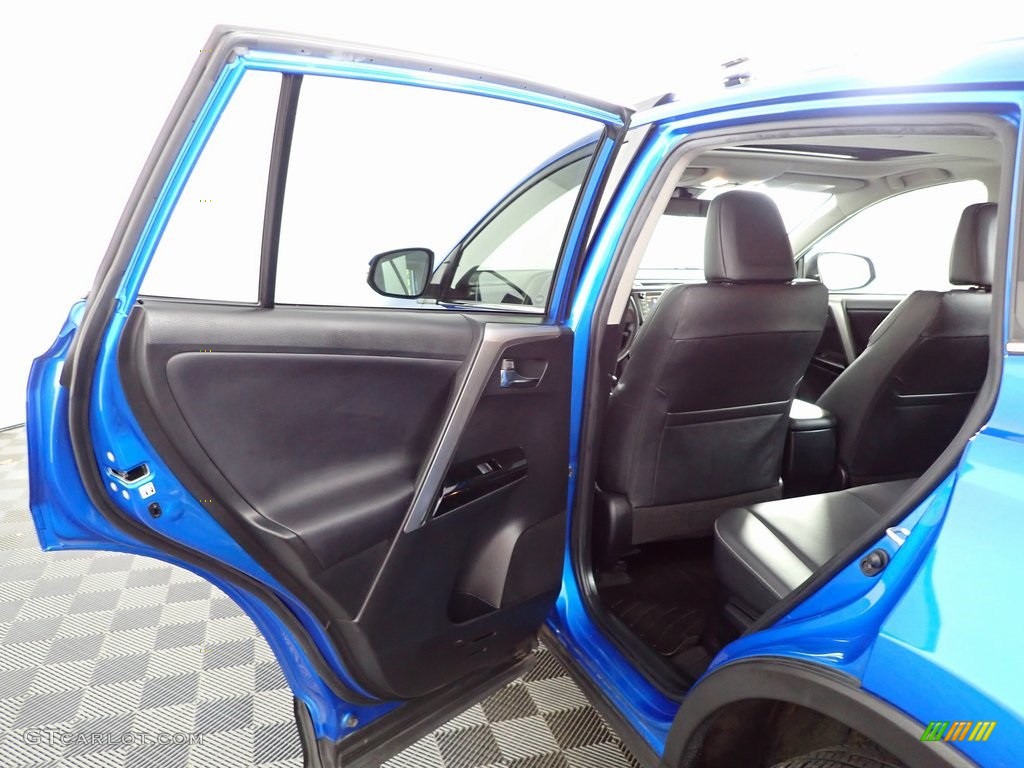 2016 RAV4 Limited Hybrid AWD - Electric Storm Blue / Black photo #26