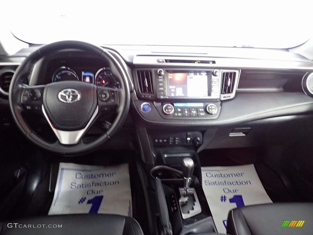2016 RAV4 Limited Hybrid AWD - Electric Storm Blue / Black photo #28