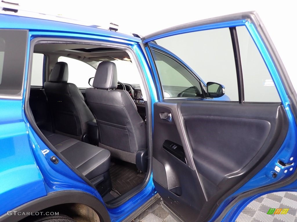 2016 RAV4 Limited Hybrid AWD - Electric Storm Blue / Black photo #31