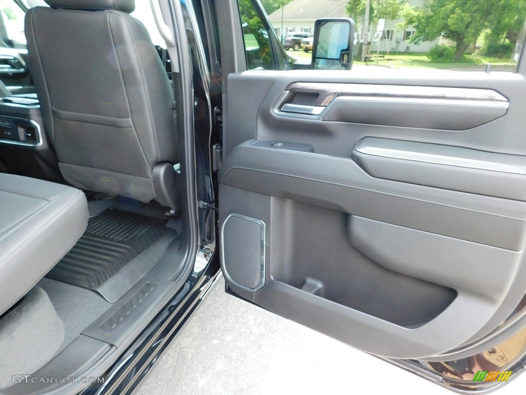 2024 Chevrolet Silverado 2500HD LTZ Crew Cab 4x4 Jet Black Door Panel Photo #146310161