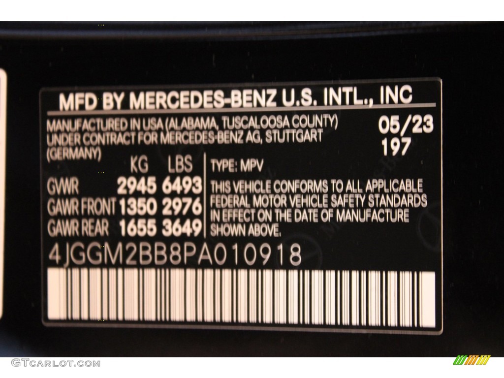 2023 EQE Color Code 197 for Obsidian Black Metallic Photo #146310464