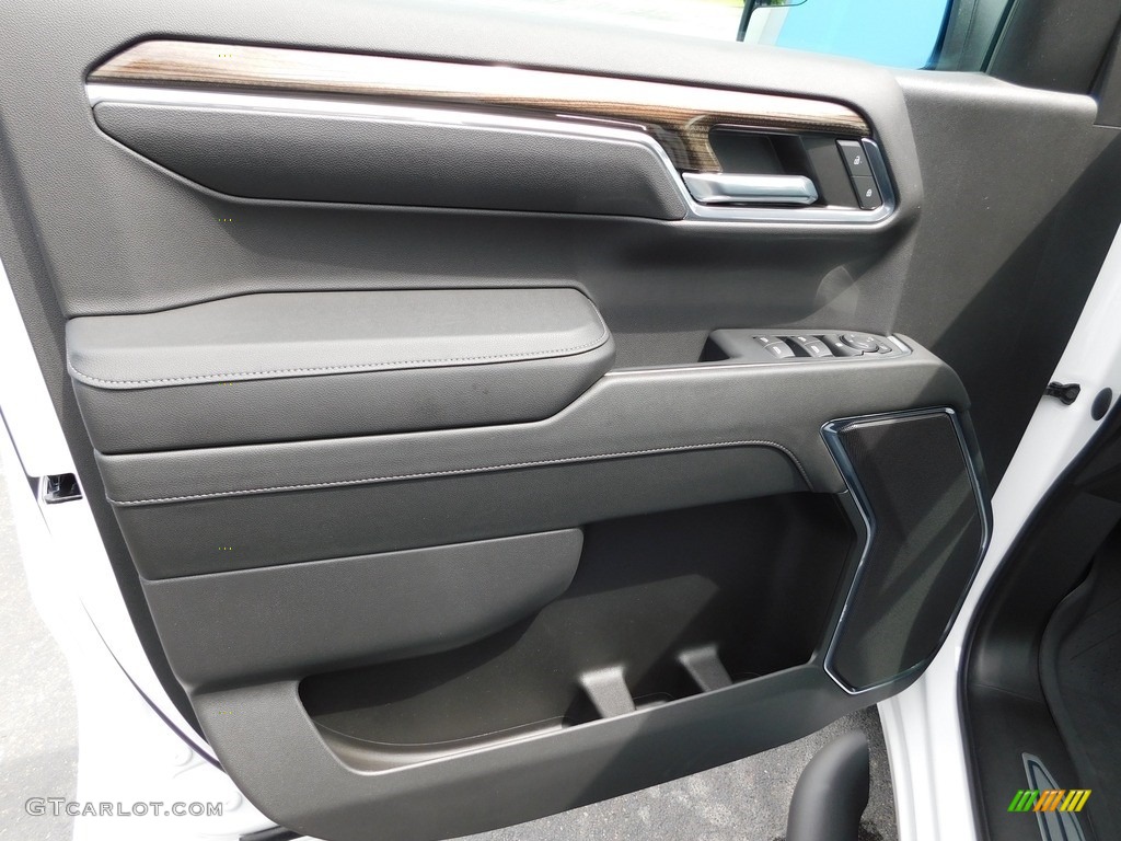 2023 Chevrolet Silverado 1500 RST Crew Cab 4x4 Jet Black Door Panel Photo #146310611